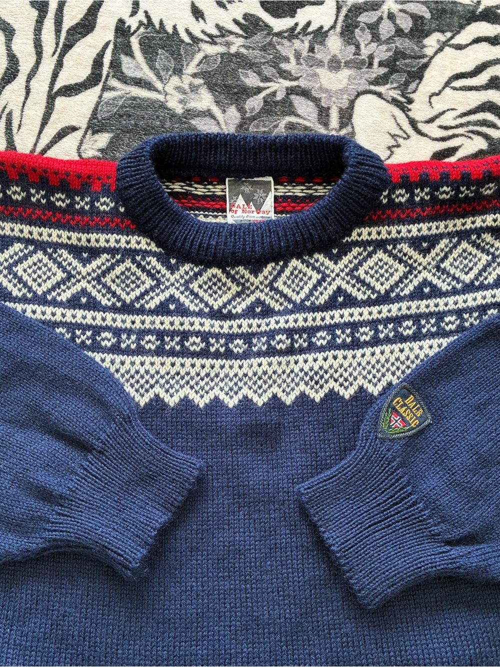 000 - VINTAGE 90s DALE OF NORWAY WOOL CREWNECK SWEATER